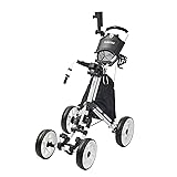 FLAGTAG Golf Push Cart 4-Wheels,Folding Golf