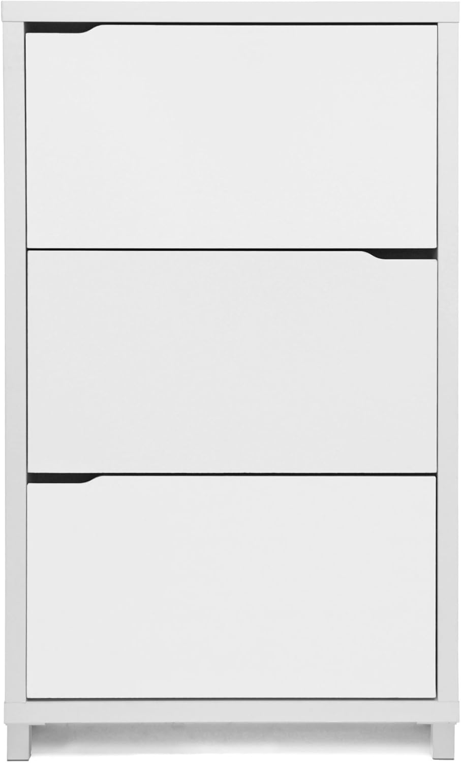 baxton studio shoe cabinet on Amazon Com Baxton Studio Simms 3 Tier Modern Shoe Cabinet White Furniture Decor