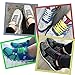 No Tie Shoelaces for Men and Women - Best in Sports Fan Shoelaces – Waterproof Silicon Flat Elastic Athletic Running Shoe Laces with Blue for Sneaker Boots Board Shoes and Casual Shoes (Blue)