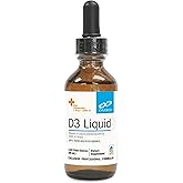 XYMOGEN D3 Liquid - Liquid Vitamin D Drops with Vitamin D3 to Support Immune Health, Bone + Heart Health - 1000 IU VIT D per Drop - Micro-Emulsified for Enhanced Absorption (2.03 oz / 1500 Servings)
