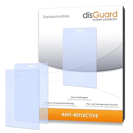 disGuard® Displayschutzfolie [Anti-Reflex] kompatibel mit Nokia Asha 503 [4 Stück] Entspiegelnd, Matt, Antireflektierend, Ext