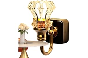 Glow Lamp - Plug in Night Light for Ambient Guidance | Vintage Styled LED Illumination with Warm Tone Output & Compact Wall F