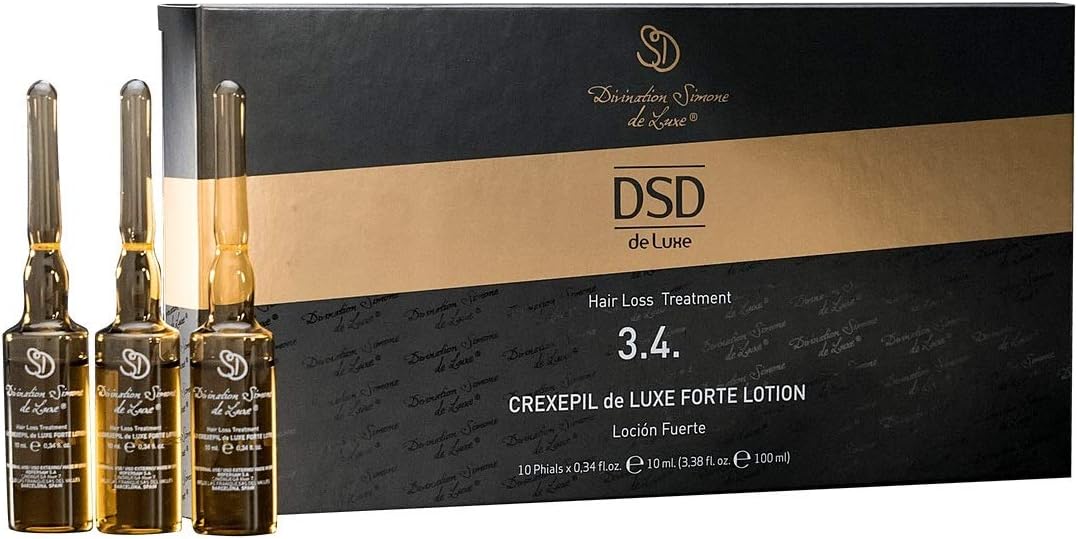 DSD DIXIDOX DE LUXE FORTE 3.4 10 phials x 10ml Contains a complex of hair growth stimulants