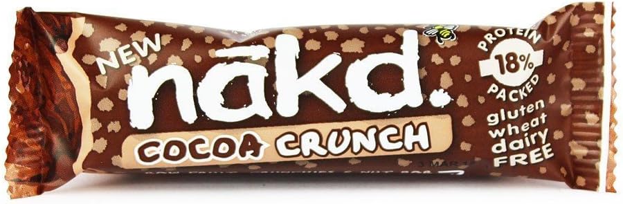 Nakd Bars Nakd Cocoa Crunch Gluten Free Bar 30G (Pack Of 8)