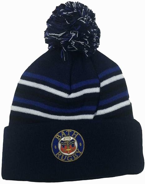 bath rugby bobble hat
