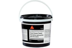 SIKA - Heavy Duty Cleaning Wipes - Sika Cleaning Wipes-120 - For Hands, Tools and Surfaces - 90 Count