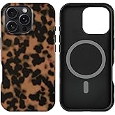 BayPastel X for iPhone 16 Pro Max Case Design Strong Magnetic Cute Slim [Compatible with MagSafe] Wireless Charging Phone Case 2 in 1 Shockproof Heavy Duty Protection Cover 6.9",Turtle Shell