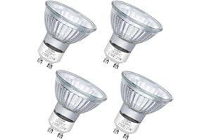 BXXKXMC Halogen Bulb 25W NP5 Candle Warmer ETC Replacement Light Bulb (4 Pack) Halogen GU10 120V for Wax Melt, Tart Burner, Recessed, Track Lighting, MR16 JDR with Glass Cover, Dimmable, Warm White 2700K…