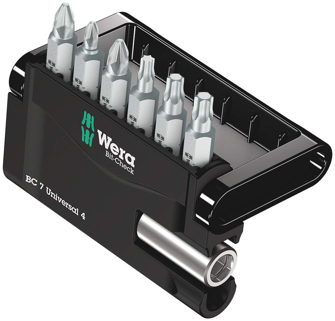 Wera 05135810001 Bit Check Set 7 Universal 4 Pack of 1