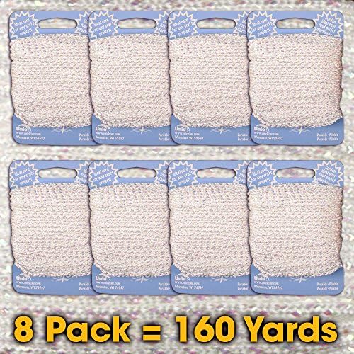 #33 Iridescent White - Needloft® Craft Cord 8 Pack 160 Yards (8x20yds)