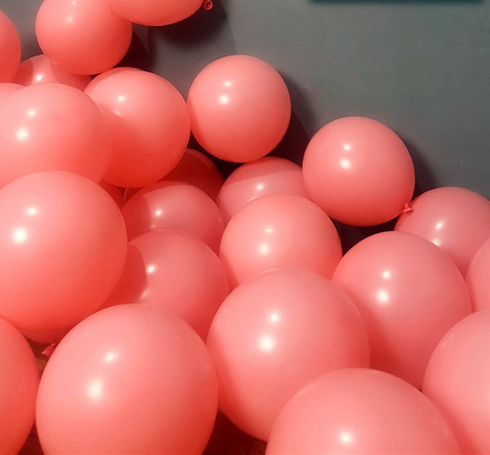 100 Pcs 5 Inch Red Mini Macaron Pastel Latex Balloon,Romantic Baloon Decorative Latex Balloons for Valentines Baby Shower Birthday Party Wedding Engagement Anniversary Xmas Festival Decor Supplies