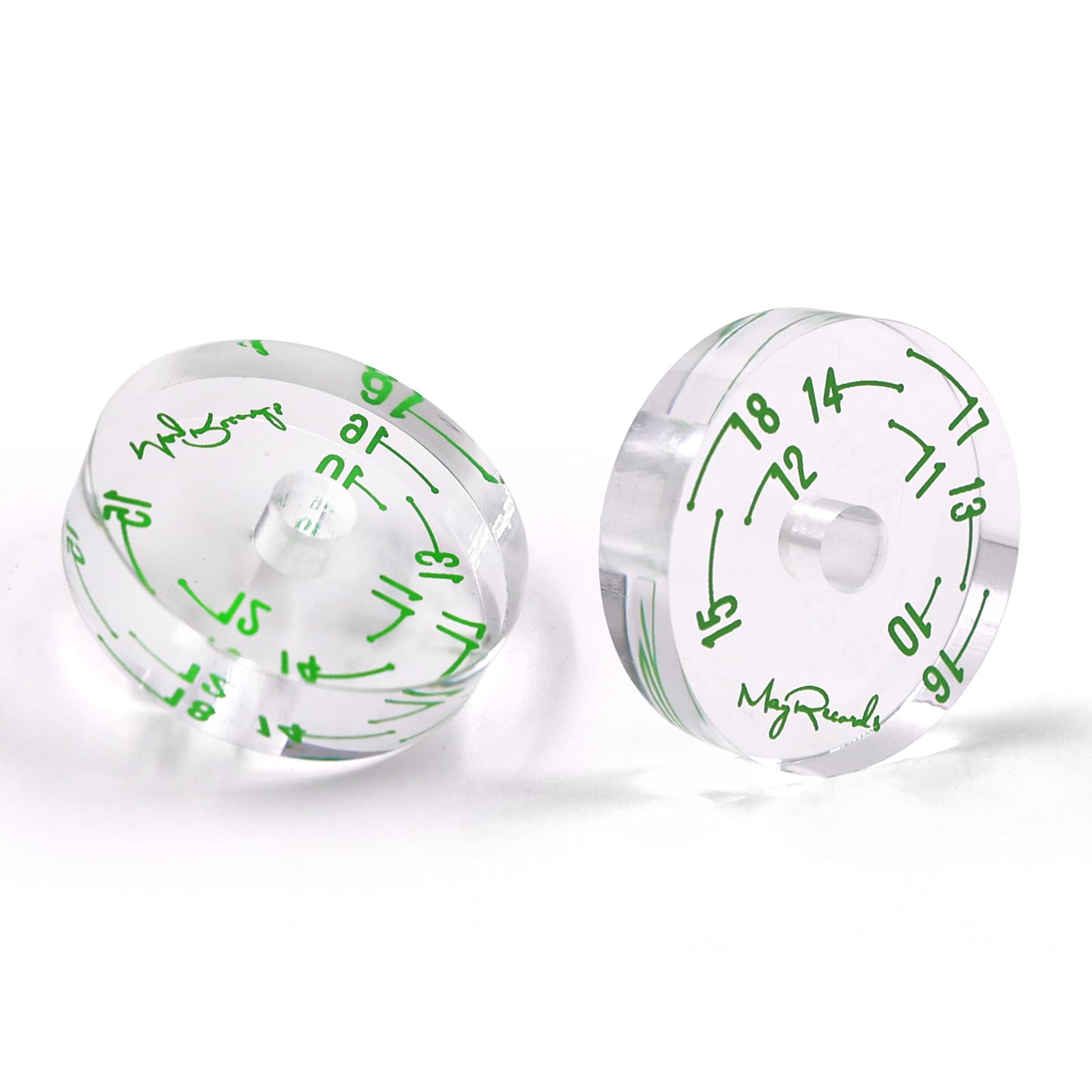 sdroceRyaM 45 RPM Record Adapter for 7 Inch Vinyl Record Players Turntables 45 Adapter for Turntables with Distance Correction Acrylic Dome