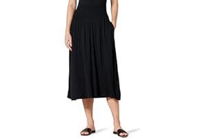 Amazon Essentials Women's Jersey Pull On Midi Length Skirt