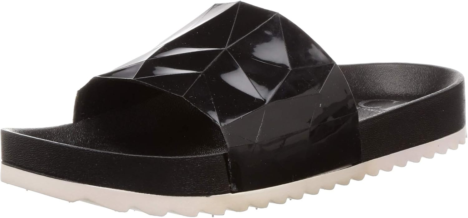Amazon.com | Carlton London Women's Flat_Jelly Black Fashion Sandals-8 UK (41 EU) (CLL-5183) | Flats