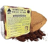 Triumph Plant Coco Coir Bricks - A Natural Additive to Potting Soil for Potted Plants &amp; Gardens- Coconut Coir is a Sustainable Alternative to Peat Moss - Average Brick Size is 10 oz - 10 Bricks