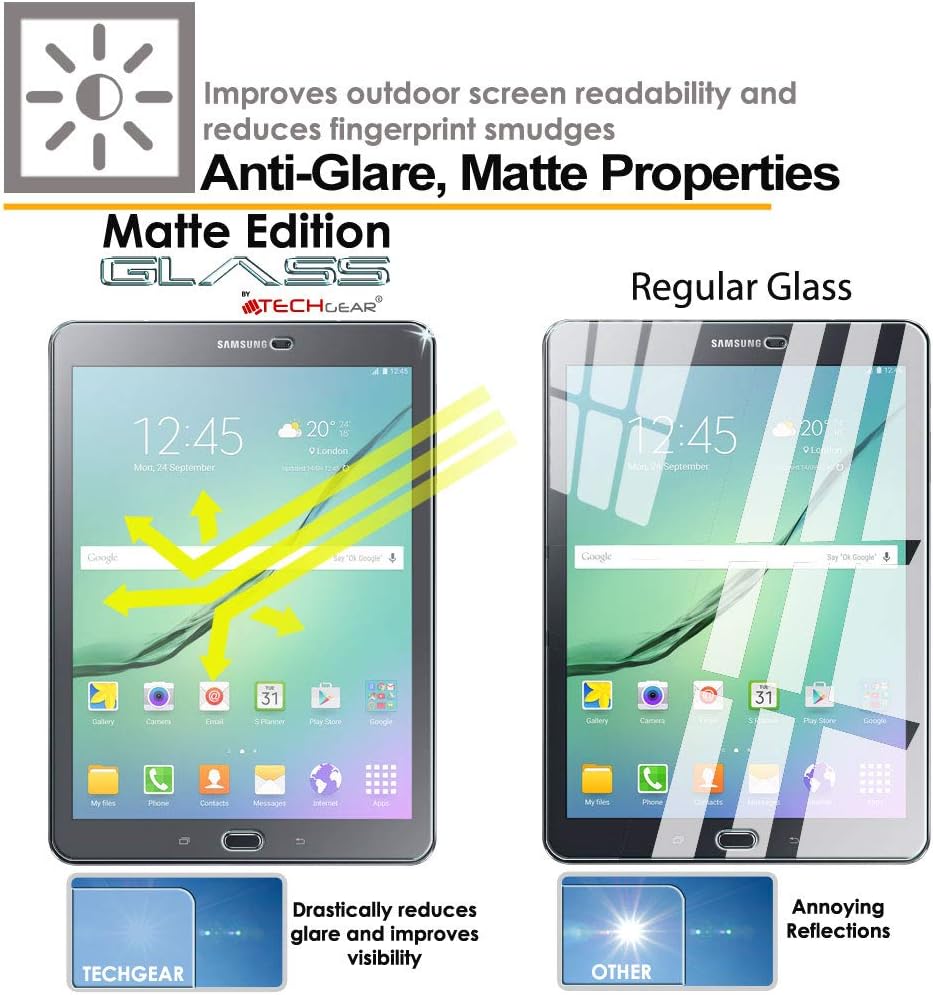 TECHGEAR Anti-Glare Screen Protector Compatible with Samsung Galaxy Tab S3 9.7"(SM-T820 Series) - Image 4