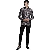 Elina fashion Men's Bandhgala Jodhpuri Nehru Jacket Waistcoat Top Indian Stitched Readymade Festive Wear