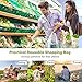 Reger Foldable Nylon Light Weight Compact Grocery Shopping Storage Bags Reusable & Mathine Washable Fits in Pocket Eco Friendly