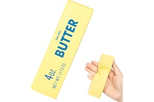 Butter Squishy, Squish Toys, Slow Rebound Cute Realistic Butter Stick Soft Stress Relief, 5.7x1.5 inch Stress Relief Sensory 