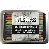 Ranger Tim Holtz Distress Watercolour Pencils Set 2-12 pcs