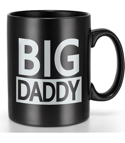 Taza De Café Call Me Big Papa - Cerámica 325 Ml Con Diseño De Los Pitufos - Regalo Divertido