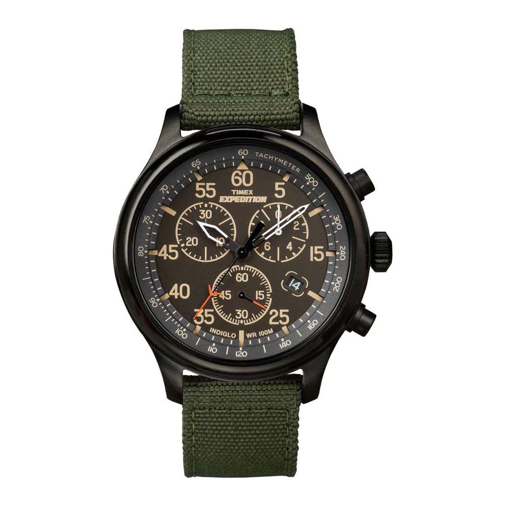 Timex Expedition Men's 43mm Chronograph Fabric Strap Watch TW4B10300