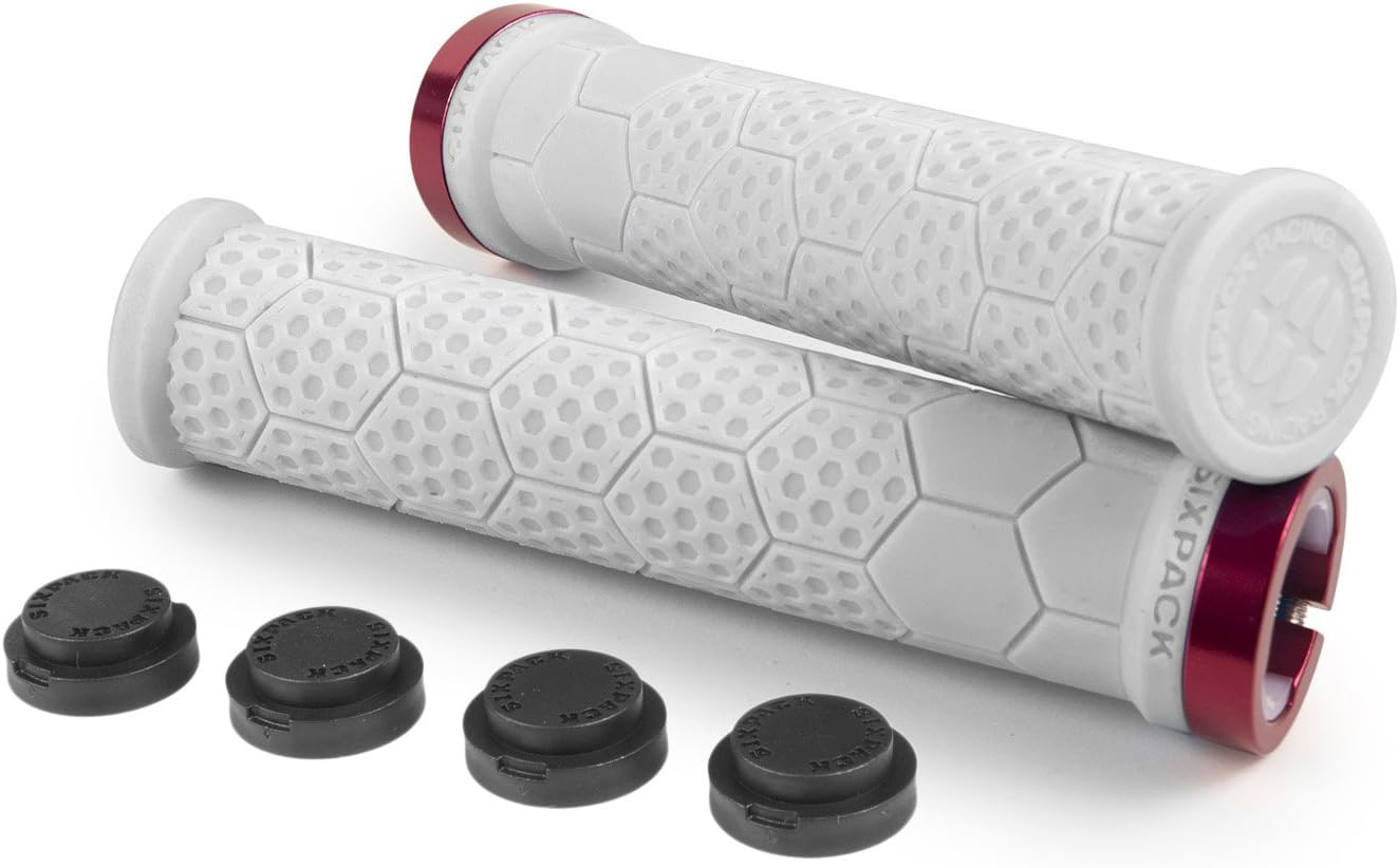 Sixpack Z Trix Lock On Fahrrad Schraubgriffe Weiss Rot Radsport Sport Freizeit Suenaacampo Com