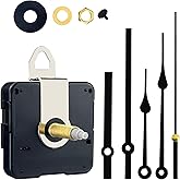 31mm Quartz Long Shaft Clock Movement DIY Wall Clock Movement Mechanism Clock Repair Kit Replacement (Shaft Length 1-1/5 inch