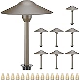 Lumina Lighting® 3W Landscape Lighting 12V Landscape Lights Low Voltage Landscape Path Lights Warm White Waterproof Outdoor R