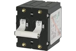 Blue Sea Systems A-Series Toggle Double Pole Circuit Breakers