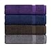 SALBAKOS 100% Turkish Cotton Bath Mat Set 2-Piece - 20x34 inch, Premium Quality Hotel & Spa Collection, Soft, Absorbent, Long Lasting, Durable Bathroom Rugs (Gray, 2 Bath Mats)