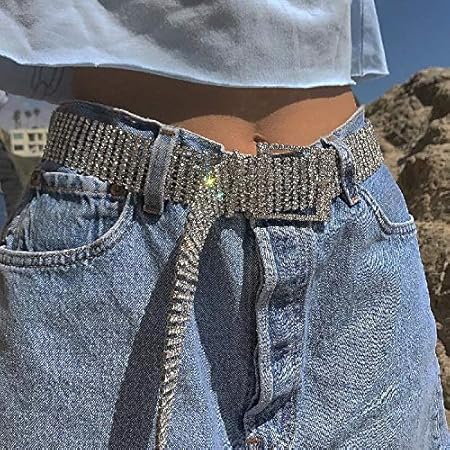 sparkly belts for jeans