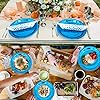 99pcs-Disposable-Tableware-Set-Blue-Party-Dinnerware-Blue-Background-Will-Enhance-Your-Table-Layout-and-Match-Any-Party-Theme BLLREMIPSUR 99pcs Disposable Tableware Set, Blue Party Dinnerware, Blue Background Will Enhance Your Table Layout and…