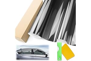 JDMBESTBOY Free Tool Kit 20"X120" (20" X10FT) VLT 50% Uncut Roll Window Tint Film Charcoal Black Car Glass Office Home Privacy Security