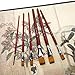 Libaks Adults and children Art Paint Brush Set - 6 Nylon Hair Brushes for Art Painting, Face Painting -Set of 6 Quality Anti-Shedding Nylon Brushes with Secure Ferrules，Painting brush (6PCS)
