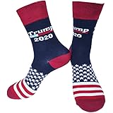 Trump socks, NDLBS Unisex Novelty Donald Trump 2020 Keep America Great MAGA socks