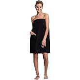 Turkuoise Linen Lightweight Spa/Bath Waffle Body Wrap with Adjustable Closure