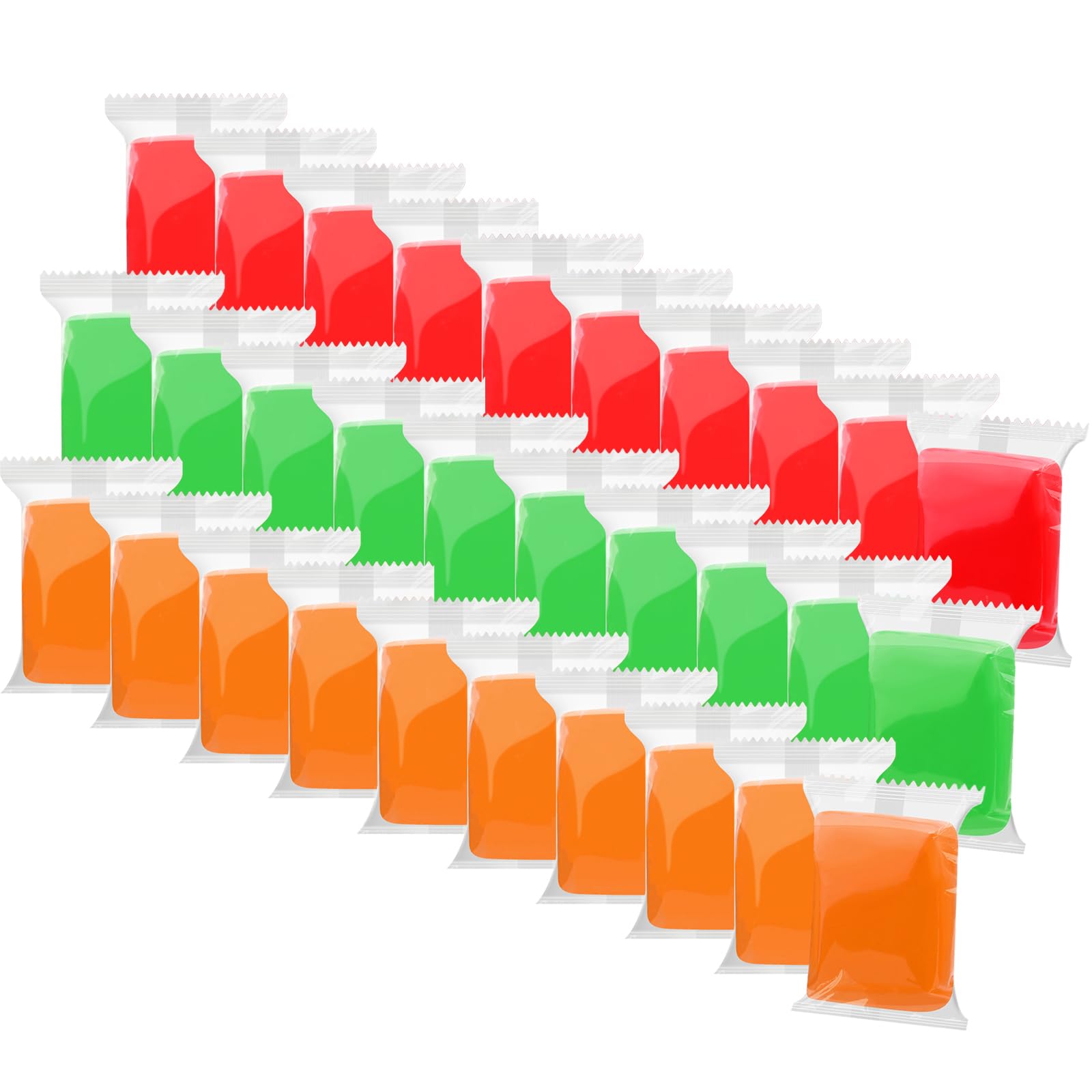 Air Dry Clay, 30 Packs Air Dry Foam Clay, Foam Clay, Crafting Clay, Moldable Foam Clay Super Light Weight Air Dry Clay Perfect Clay for Arts Crafts Red, Green,Orange