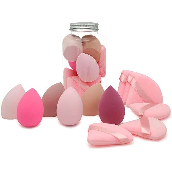 4er-Set Make-up-Schwämme – Non-latex Beauty Blender Für Foundation & Puder, Weich, Waschbar, In Verschiedenen Farben