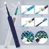 QOTSTEOS 2pc Fiber Optic Cleaner Pen LC MU 1.25mm SC ST 2.5mm Over 800 Cleans view 5