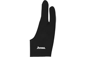 Artisul Artist Glove for Both Right and Left Hand Free Size Drawing Gloves for Graphic Tablets