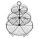 Creative Home Iron Works 3-Tier Dessert Cupcake Display Serving Stand, 6-1/4