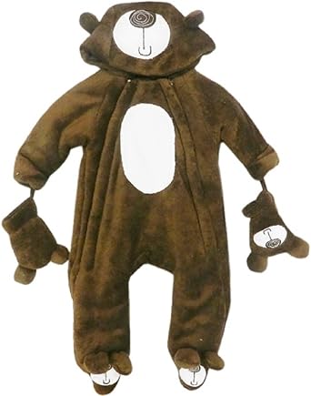 baby snowsuit with mittens