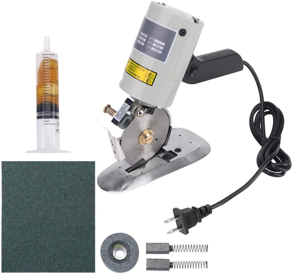 90mm Electric Cloth Cutter Electric Rotary Shear MultiplyLayer Fabric