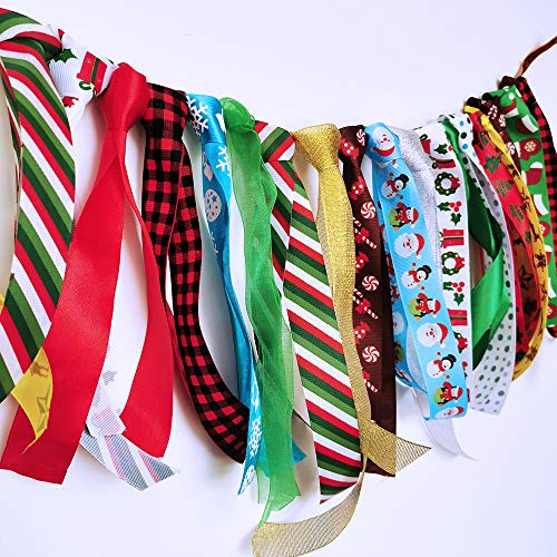 2 Christmas+Grosgrain+Metallic+Wrapping+Festival