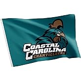Desert Cactus Coastal Carolina University CCU Flag - 3 x 5 Feet Chanticleers Banner, Indoor/Outdoor Durable Fabric, 100% Polyester Design (Style 1)