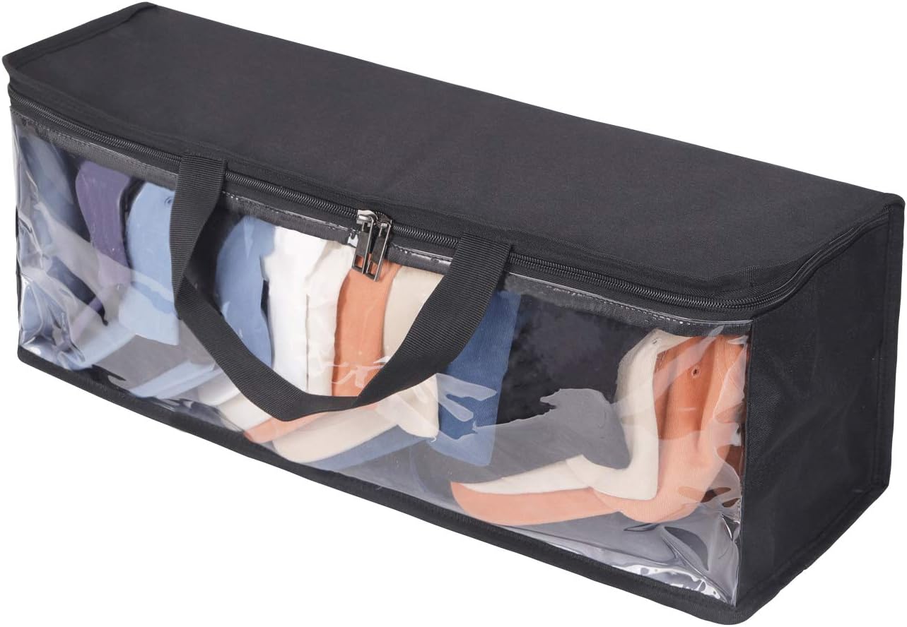 Hat Organizer, Holds Up to 19 Baseball Caps Storage Bag, Durable Dust