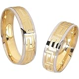 Theia Unisex Ehering 9 Karat Gelbgold, Weißgold Od Produktbild-Vorschau 8