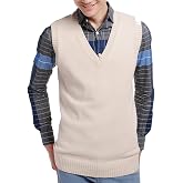 Men Women Knitted Cotton V-Neck Vest JK Uniform Pullover Sleeveless Sweater School Cardigan