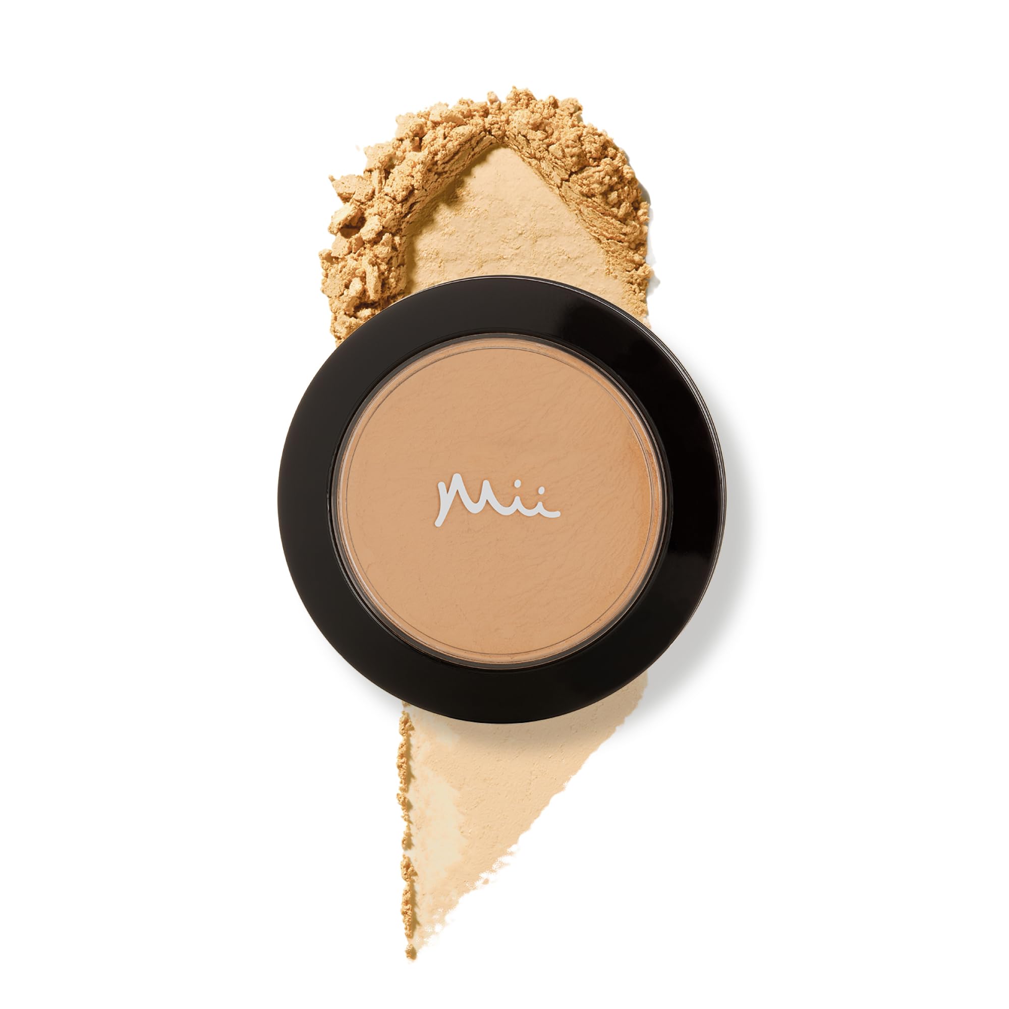 Mii Cosmetics Midi Irresistible Face Base | 100% Pure Mineral Foundation | Award-Winning Face Powder Foundation | Vegan Formula, SPF 30 | Buildable Coverage | Flawless Finish | Precious 04 | 2.5g